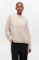 Jersey de mezcla de lana beige